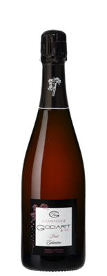 CHAMPAGNE ROSE EGLANTINE 750ML GODART ET FILS